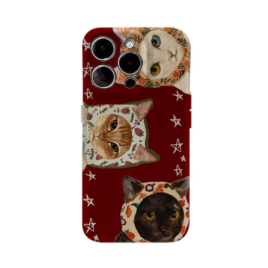 Whimsical Cats in Bonnets Must-Haves Phone Case 